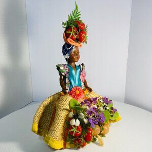 Rare Beautiful Vintage 1970's Nassau Bahamas 17" Doll, Eyes Open and Close